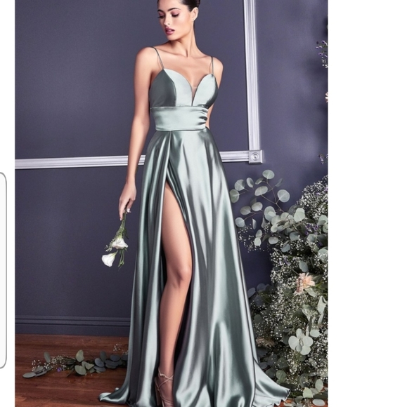 Prom dresses bridesmaids formal party satin - Picture 6 of 15